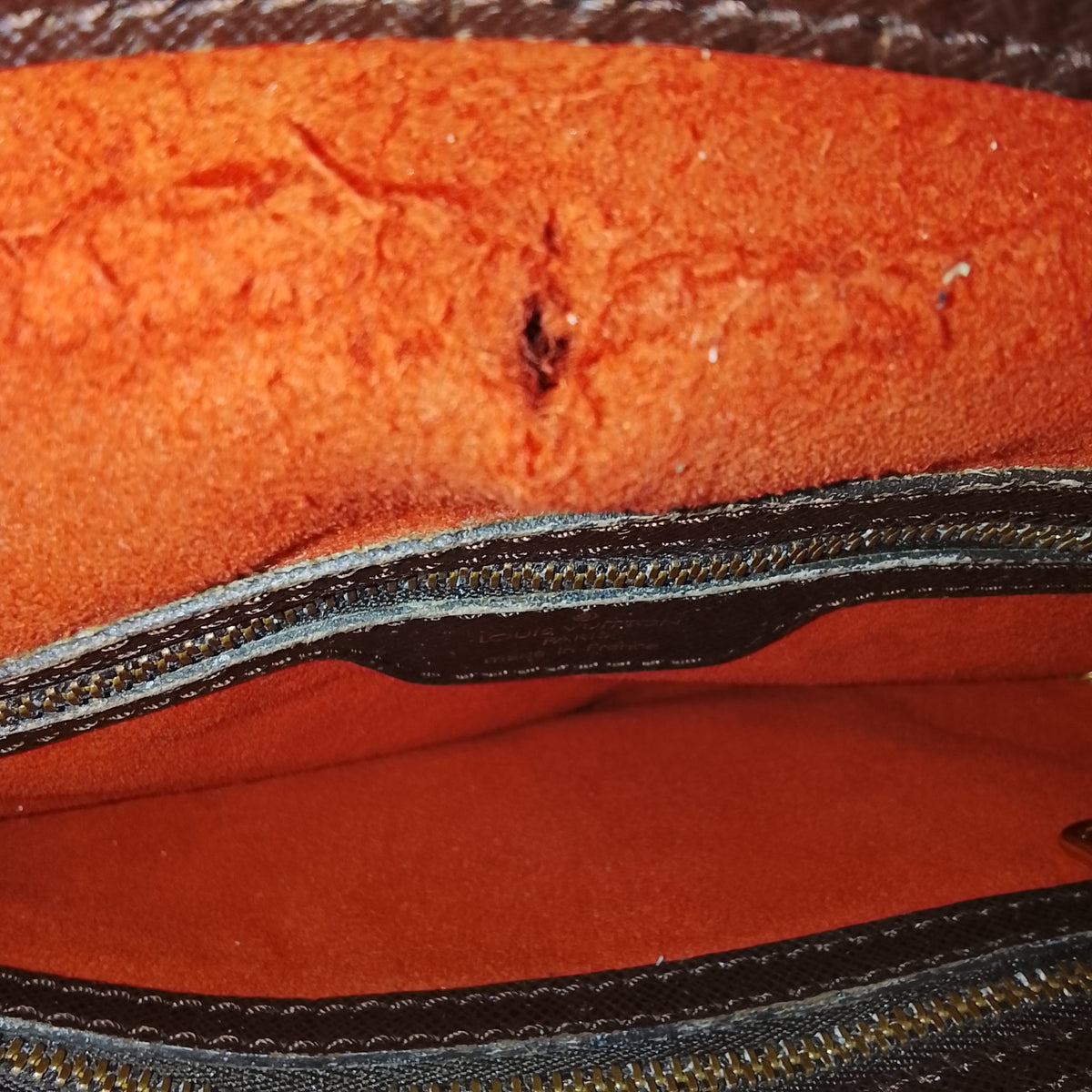 Borsa a spalla Louis Vuitton Monogram Damier Ebene Bucket PM