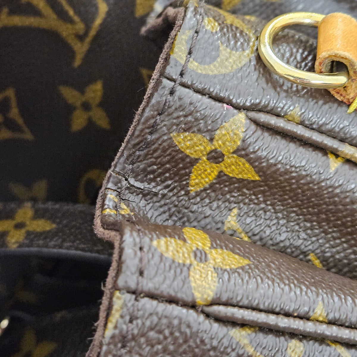 Bolso de mano Louis Vuitton Pochette Métis en lona Monogram