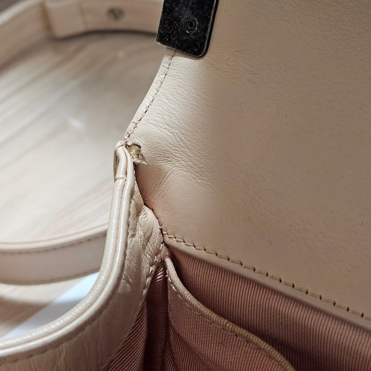 Chanel Lammleder Boy Single Flap Umhängetasche, Bild 13 von 16