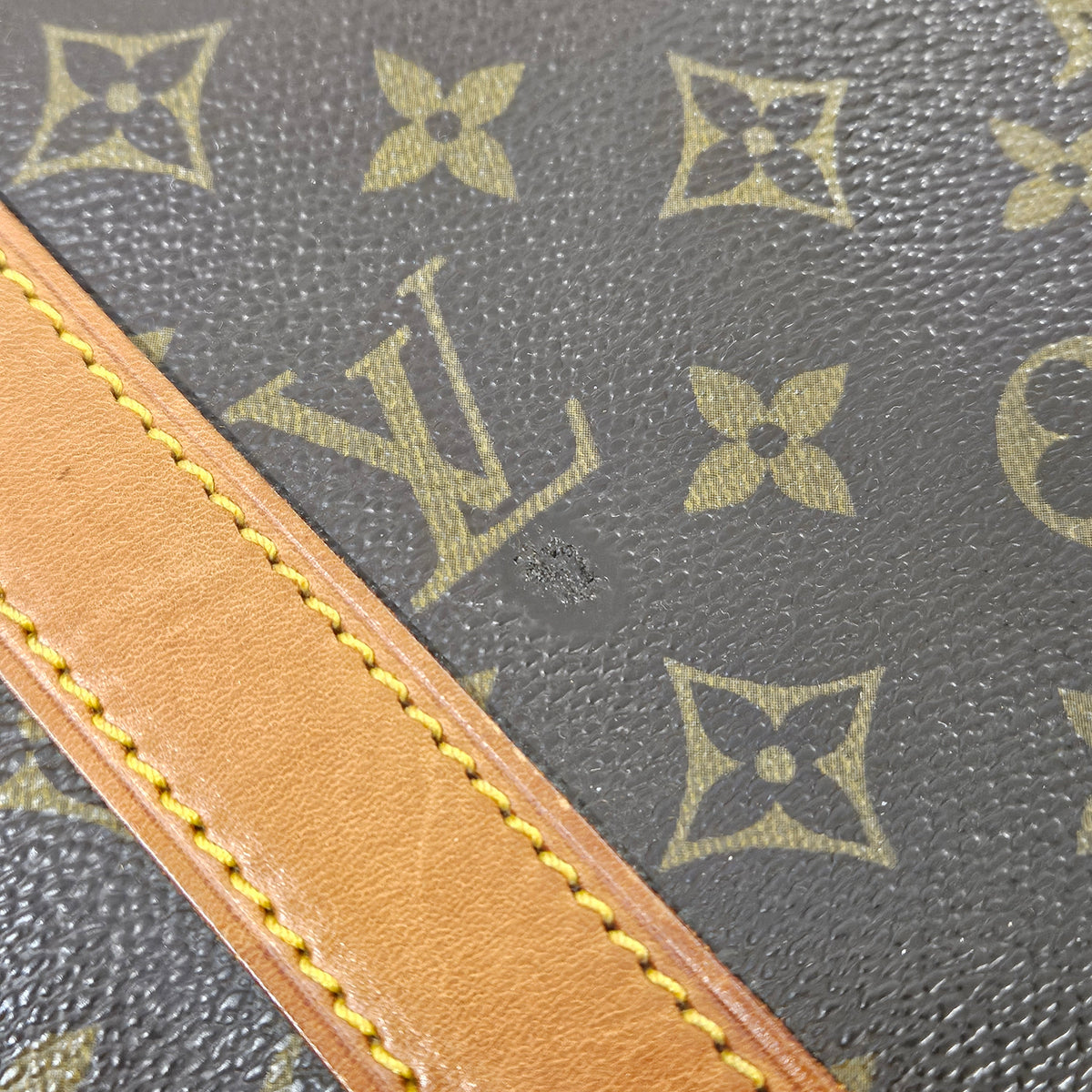 Borsa da viaggio Louis Vuitton Keepall 50 Bandoulière in tela Monogram