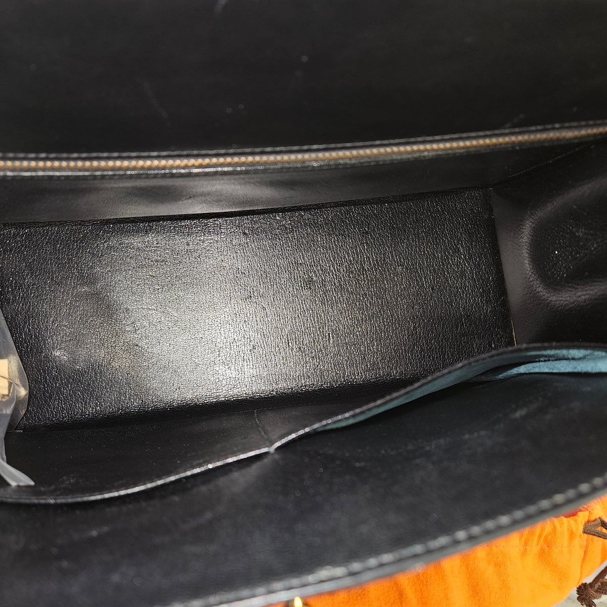 Bolso Hermès Kelly 35 Sellier de piel Boxcalf negra