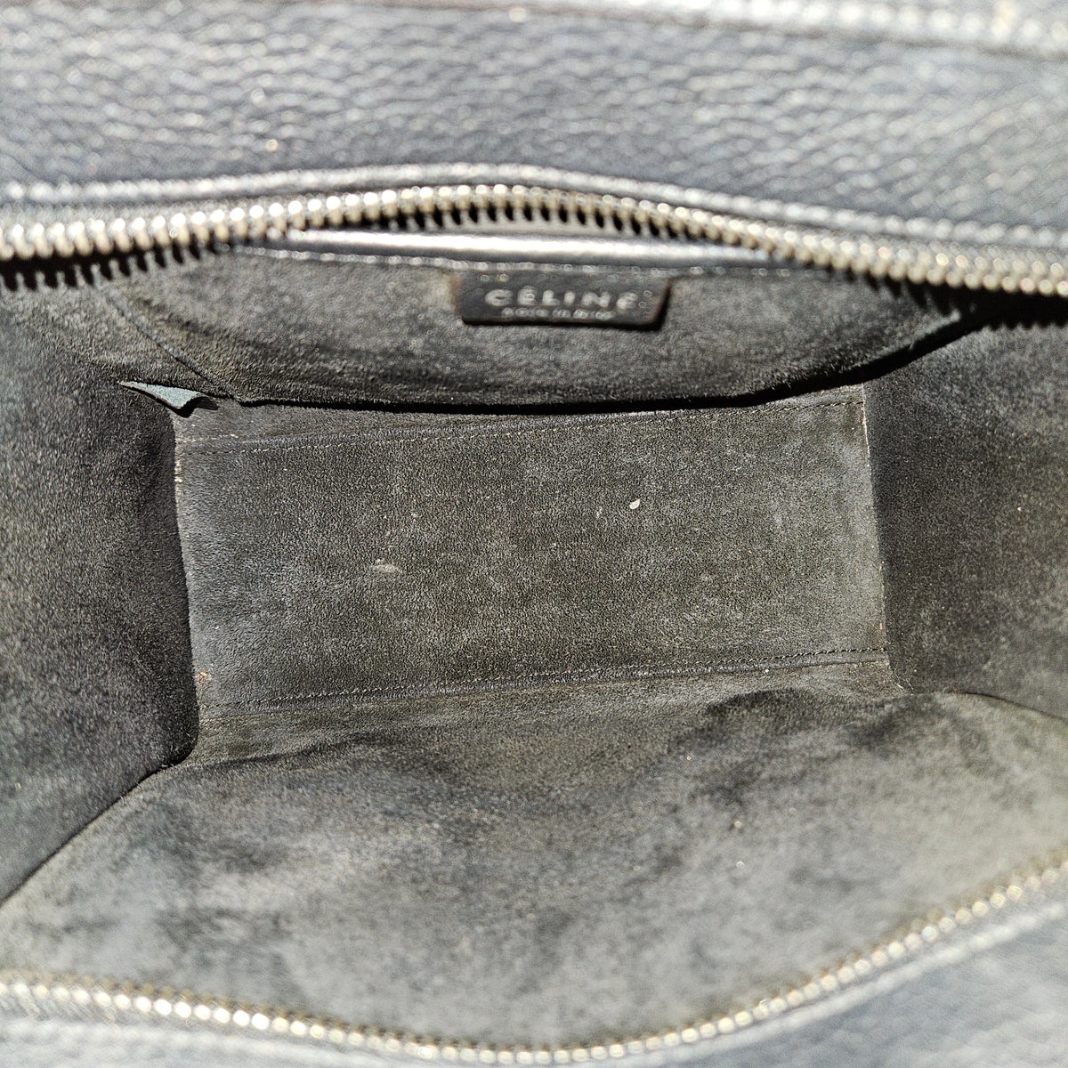 Sac bandoulière Céline Luggage en cuir de veau grainé